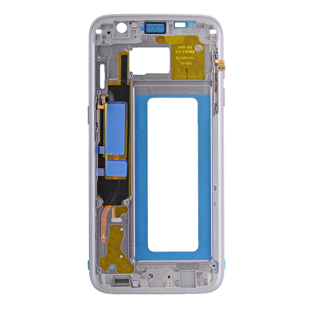 Bezel Frame with Power and Volume Flex For Samsung G935F S7 Edge Grey
